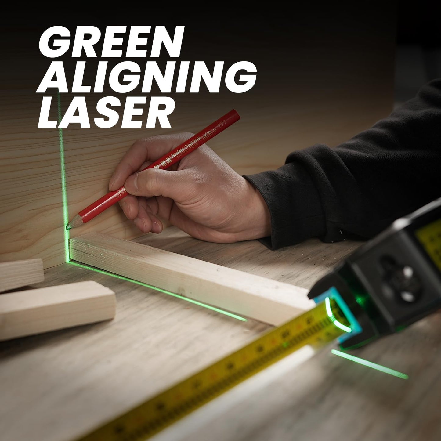 3-in-1 Smart Digital Measuring Tool – 330ft Laser + Auto-Lock Tape + Digital Display | USB Rechargeable & Battery Swappable