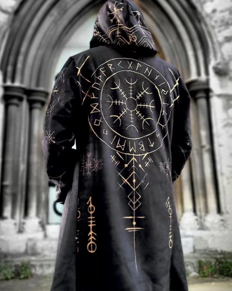 Neo-Tribal Techwear Hoodie