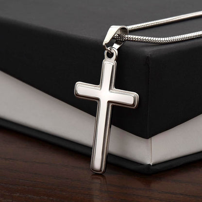 Cross Necklace- Grandson, Never Lose Faith