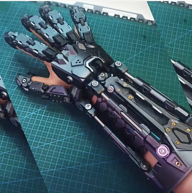 3D-Printed Exoskeleton Arm Armor – Born from the Future