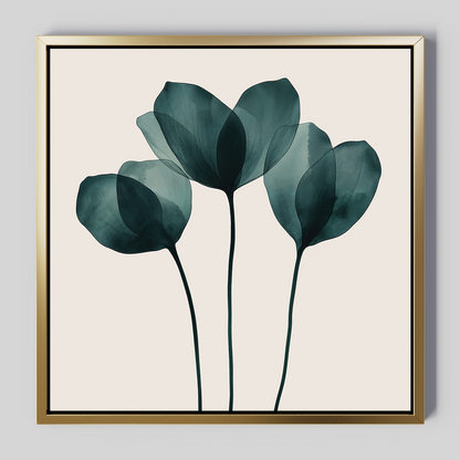Leafy Balance Canvas Art