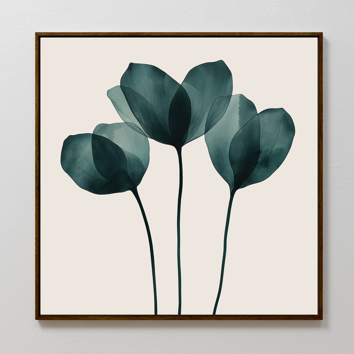 Leafy Balance Canvas Art