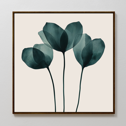 Leafy Balance Canvas Art