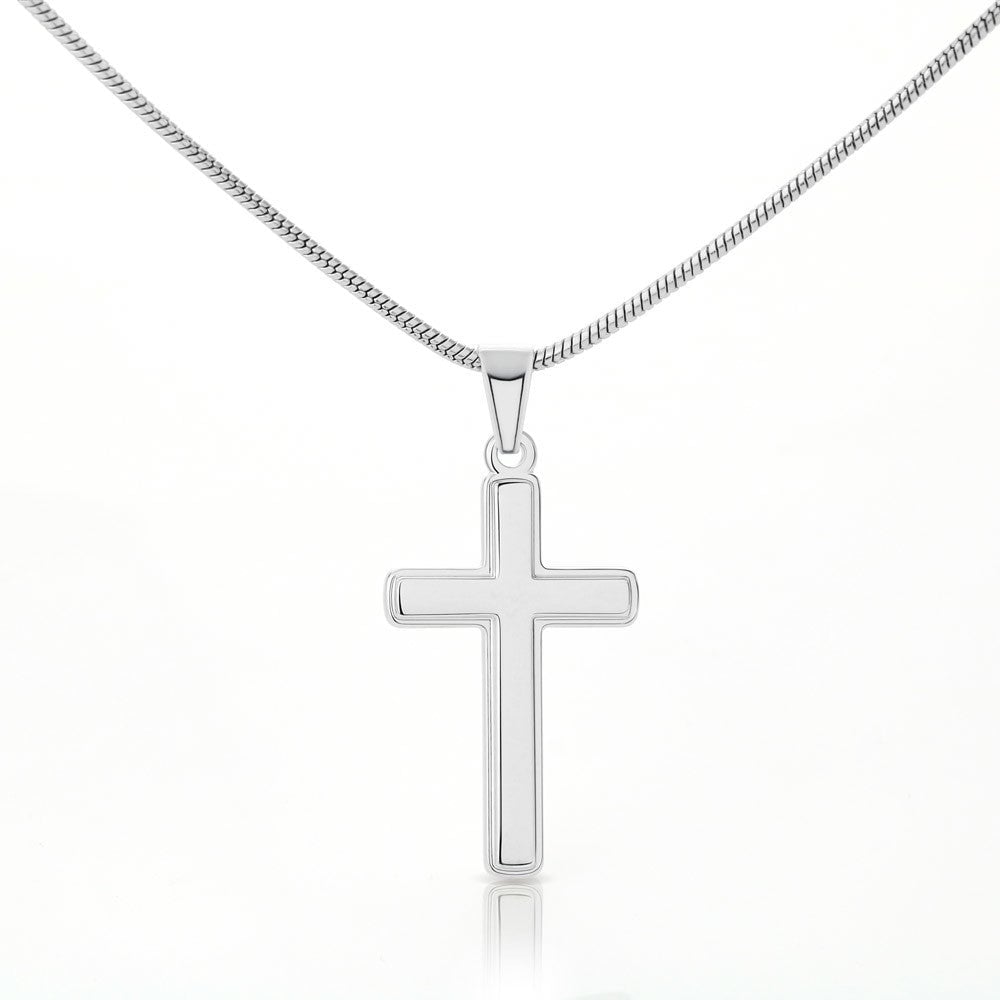 Cross Necklace- Grandson, Never Lose Faith