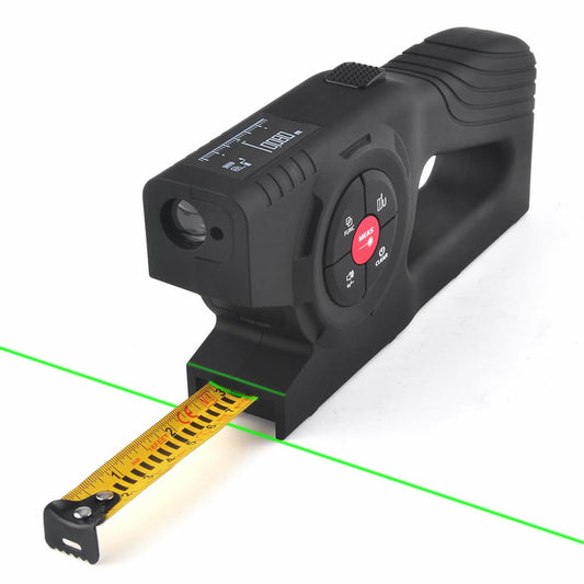 3-in-1 Digital Measuring Tool – 164ft Laser + Classic Tape + Smart Display | USB Rechargeable