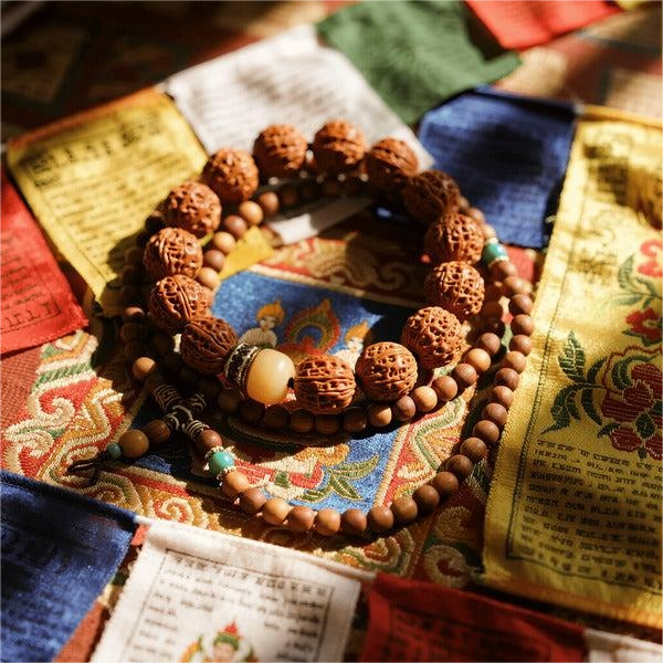Fu Mala Bracelets – Bodhi Seeds Blessed to Cultivate Fortune