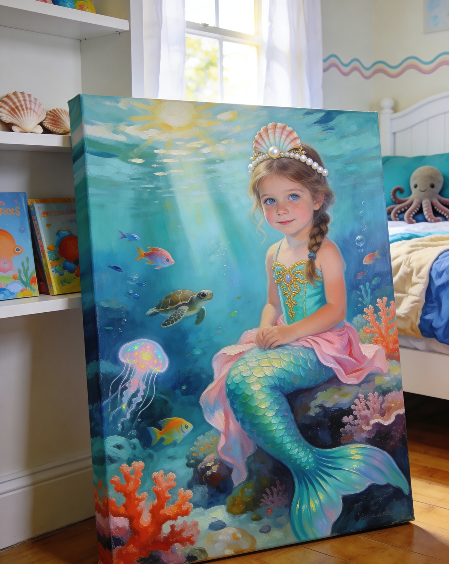 ❄️ The "Forever My Princess" Custom Canvas + FREE Matching Pillow!
