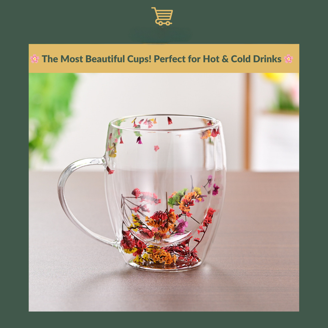 The Most Beautiful Glass Cups / Handcrafted, Elegant & Gift-Worthy