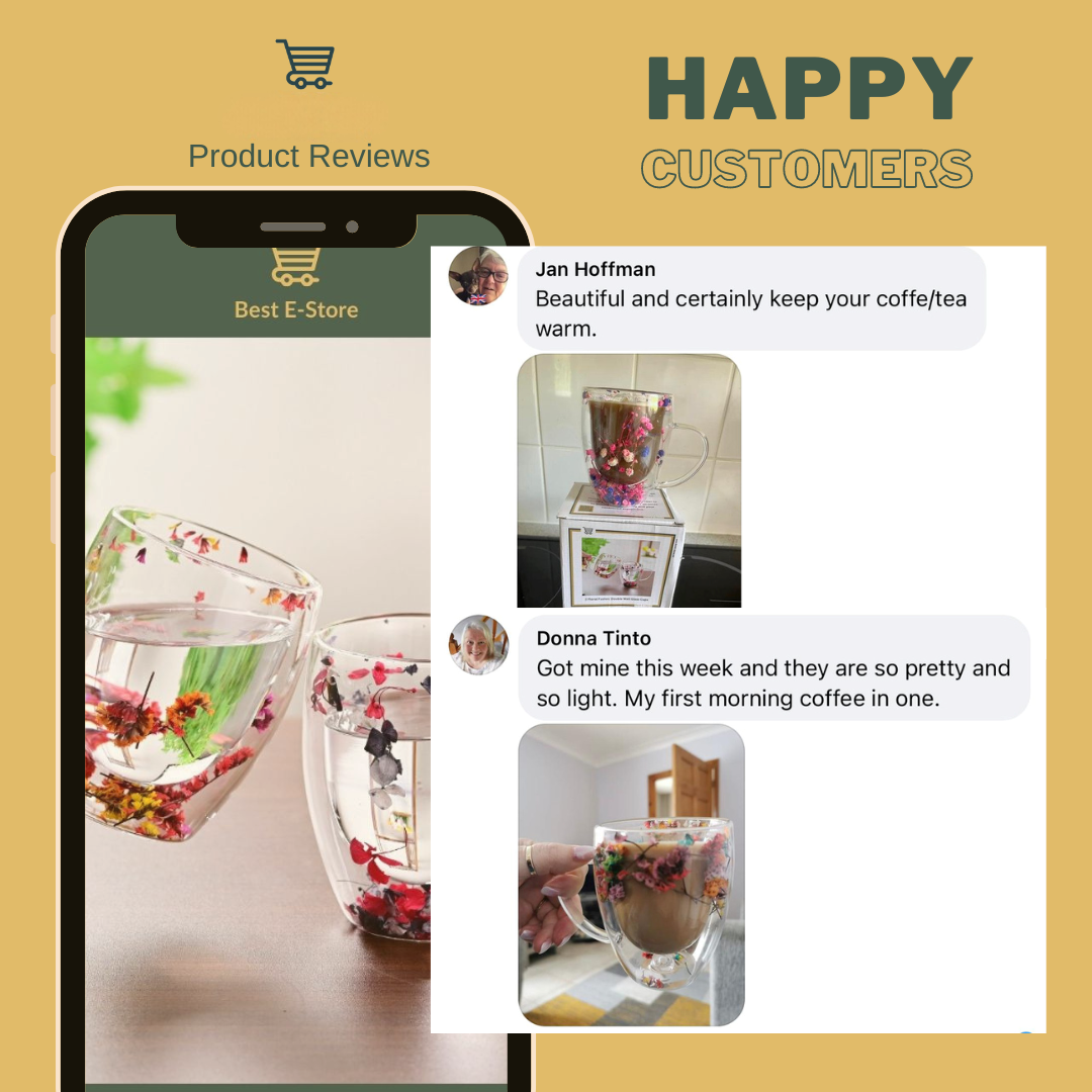 The Most Beautiful Glass Cups / Handcrafted, Elegant & Gift-Worthy