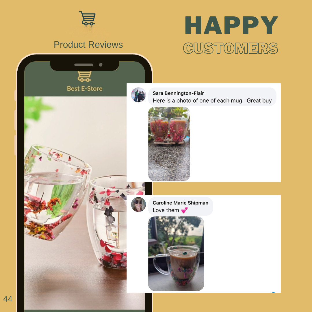 The Most Beautiful Glass Cups / Handcrafted, Elegant & Gift-Worthy