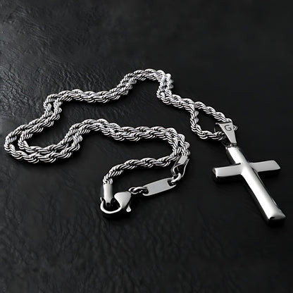 Cross Necklace- Grandson, Never Lose Faith