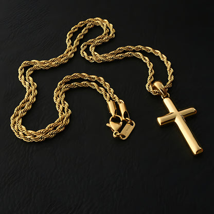 Cross Necklace- Grandson, Never Lose Faith