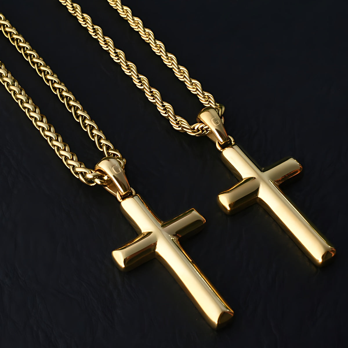 Cross Necklace- Grandson, Never Lose Faith