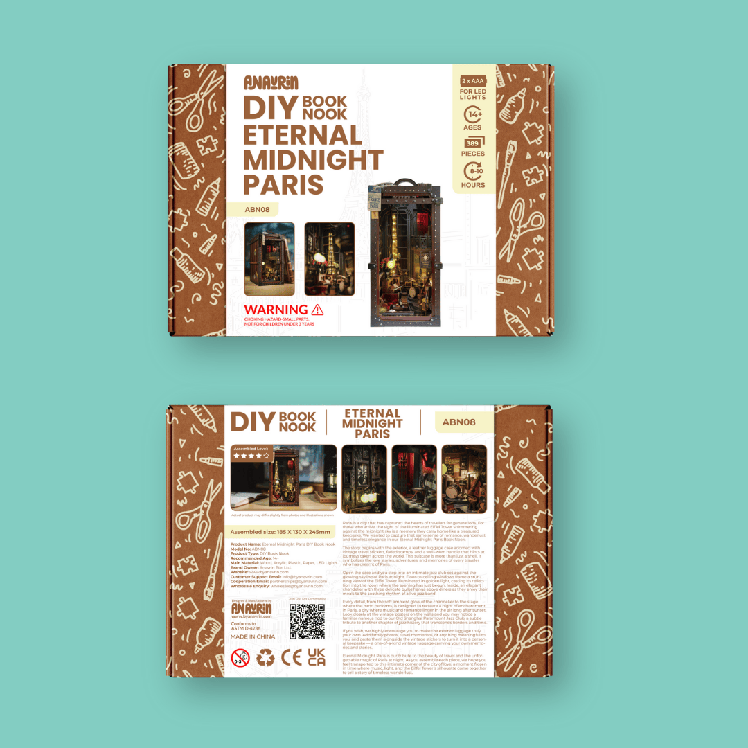 Eternal Midnight Paris Book Nook Kit | Collector’s Edition