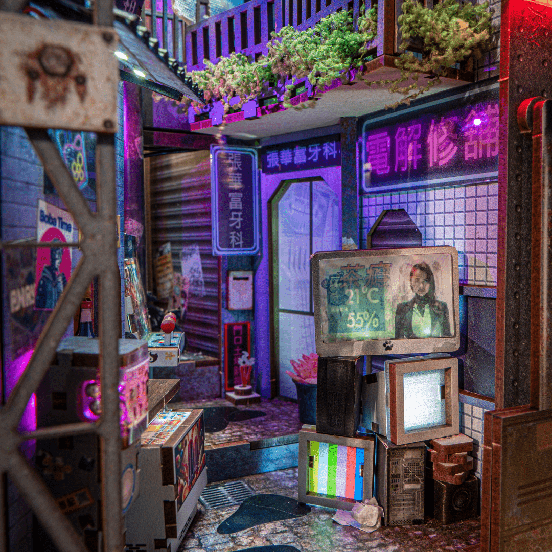 PROJECT: KOWLOON // Cyberpunk Book Nook