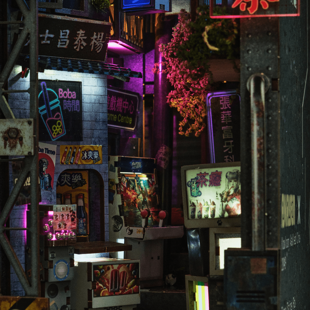 PROJECT: KOWLOON // Cyberpunk Book Nook
