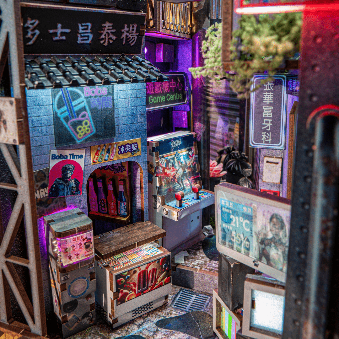 PROJECT: KOWLOON // Cyberpunk Book Nook