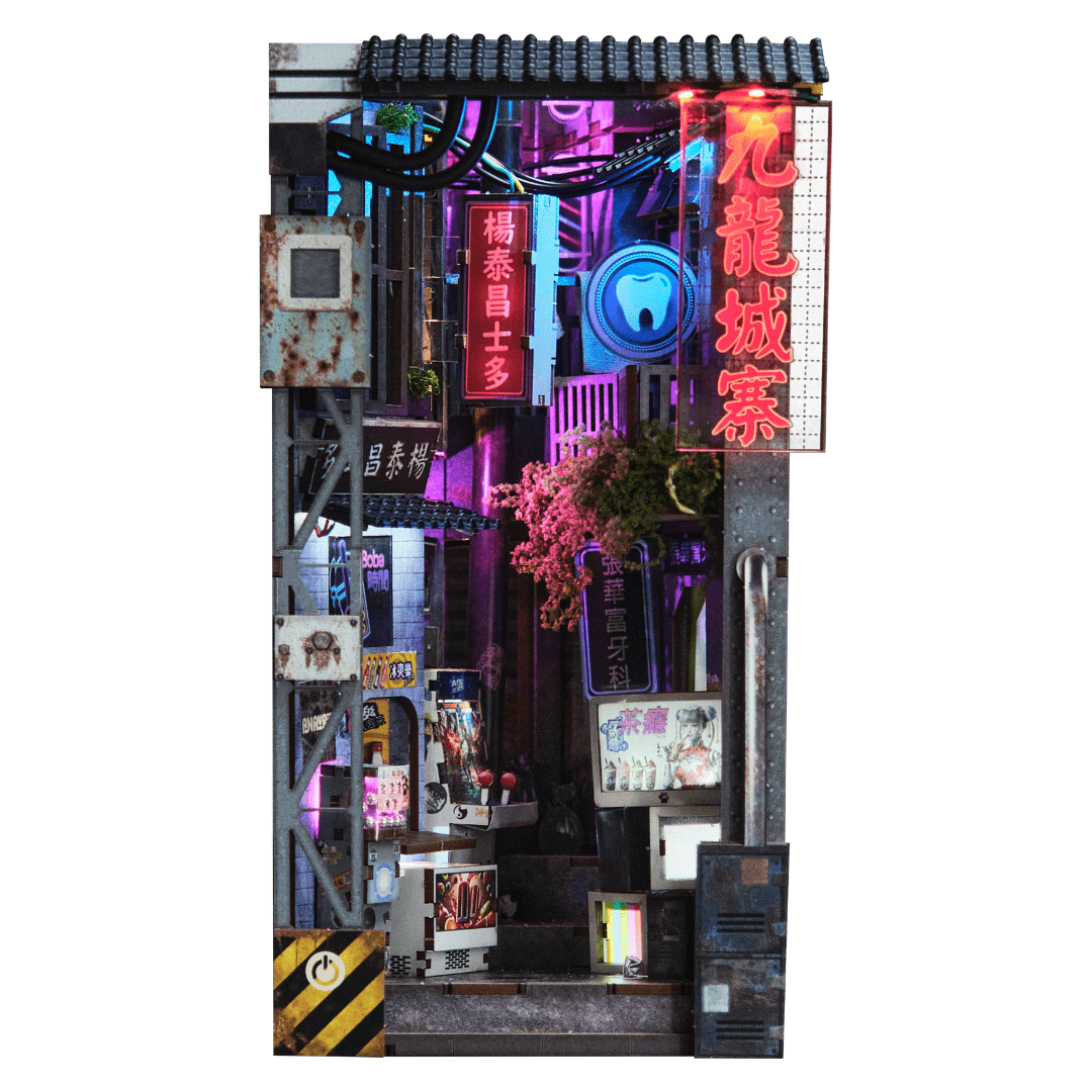 PROJECT: KOWLOON // Cyberpunk Book Nook