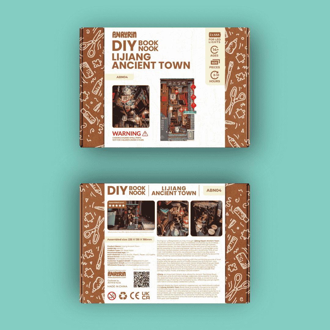 Lijiang Ancient Town Book Nook Kit