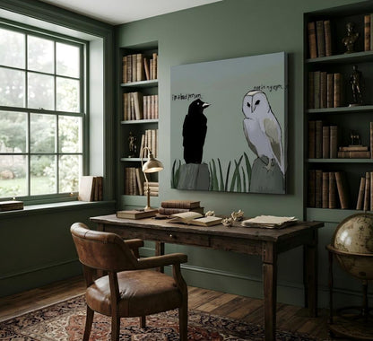 The Crow and the Owl