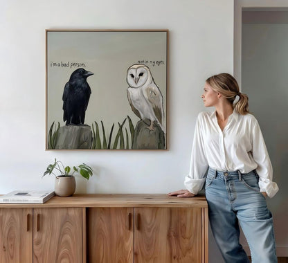 The Crow and the Owl
