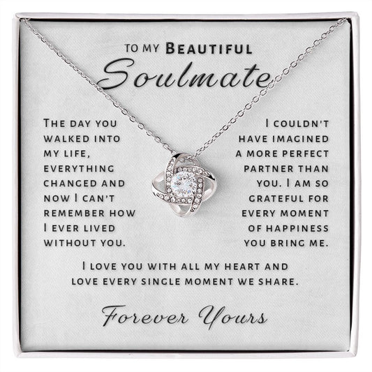 Gift For Soulmate - Perfect Partner Love Knot Necklace