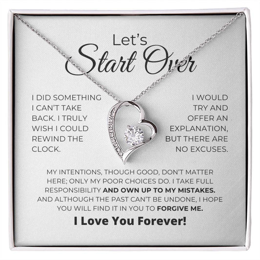 Apology Gift For Her - Forever Love Necklace