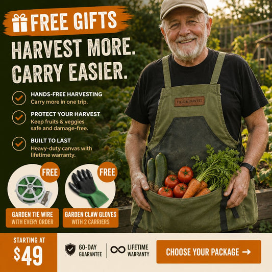 HarvestMate Garden Carrier – 1-Second Release System