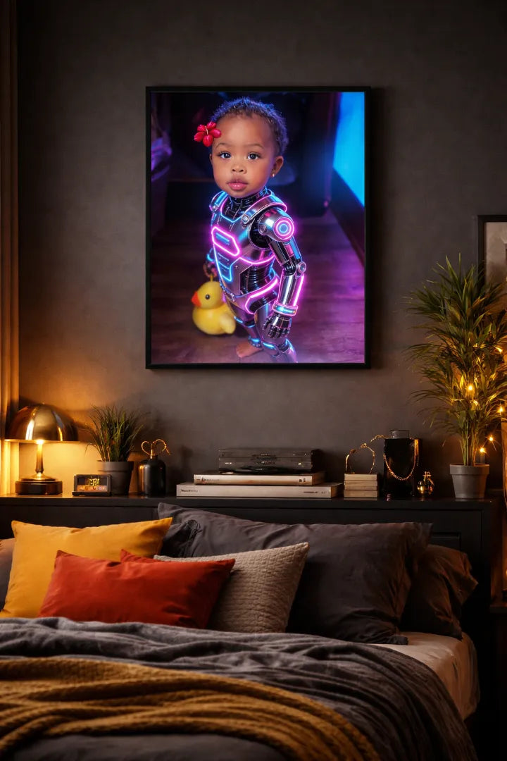 Turn Your Selfie into a 3-Foot Cinematic Cyberpunk Legend