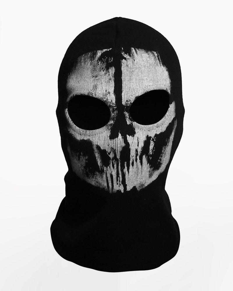 Dark Visitor Skull Outdoor Balaclava Mask And Gloves (Sold Separately)