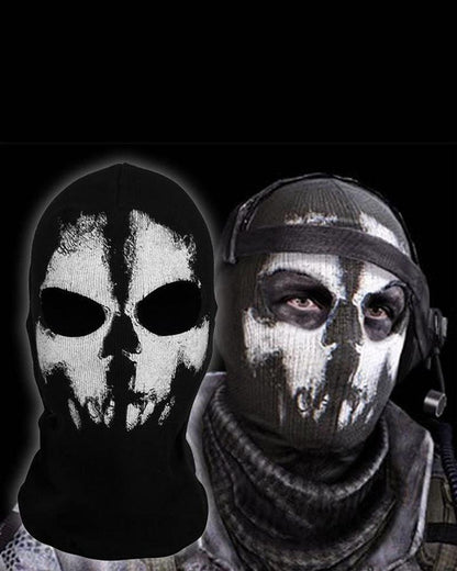 Dark Visitor Skull Outdoor Balaclava Mask And Gloves (Sold Separately)