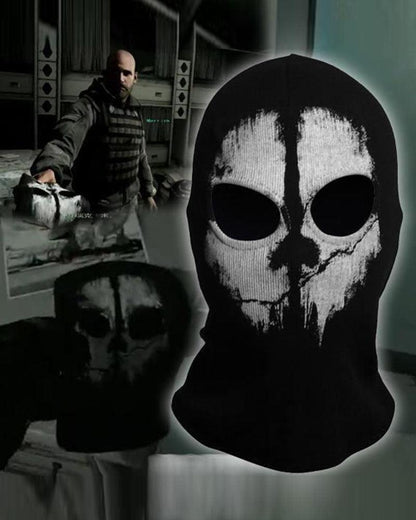 Dark Visitor Skull Outdoor Balaclava Mask And Gloves (Sold Separately)