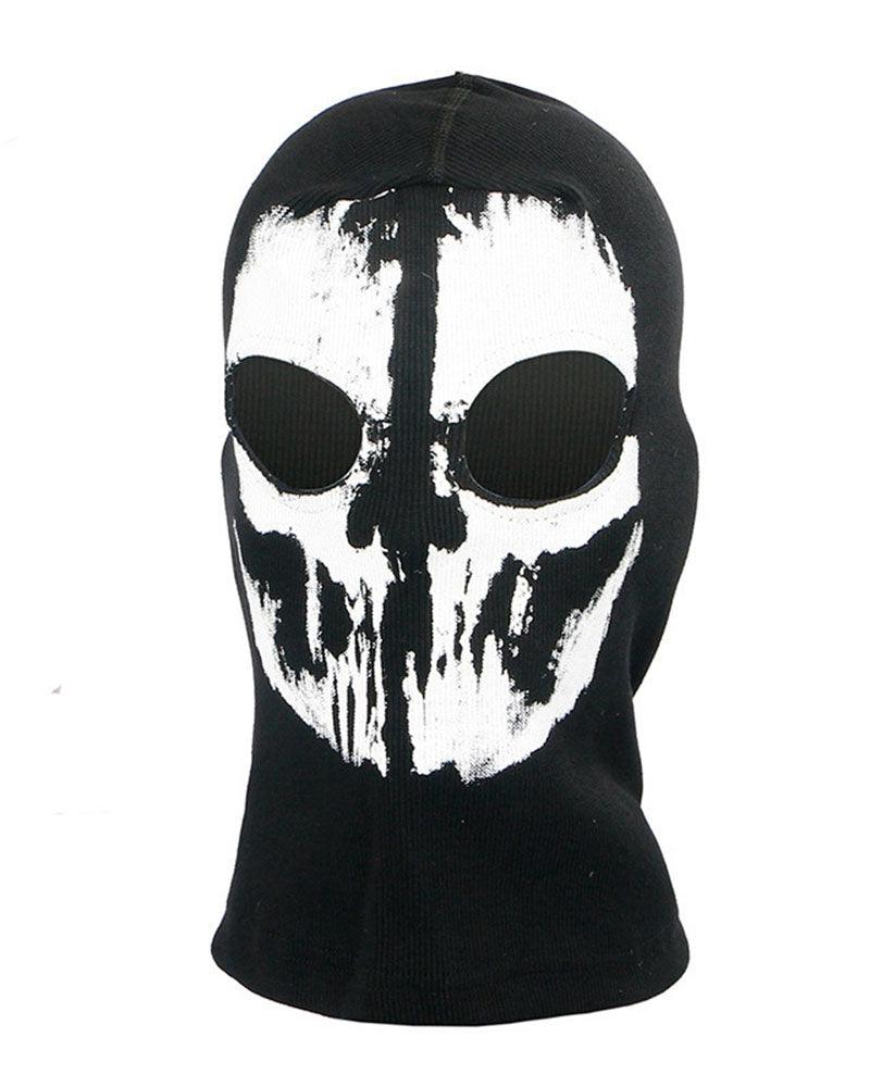 Dark Visitor Skull Outdoor Balaclava Mask And Gloves (Sold Separately)