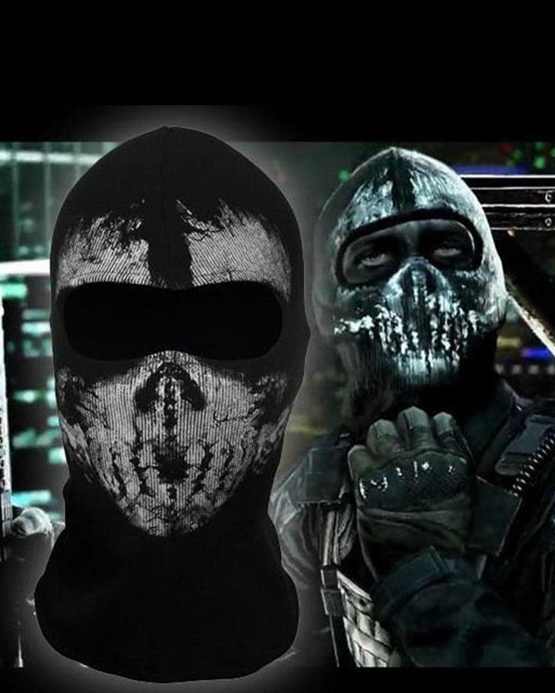 Dark Visitor Skull Outdoor Balaclava Mask And Gloves (Sold Separately)
