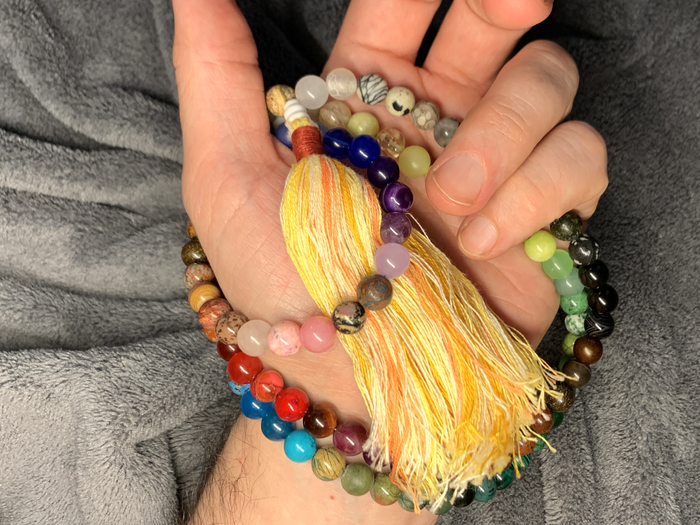 108 Natural Stone Mala – For Mindfulness & Protection