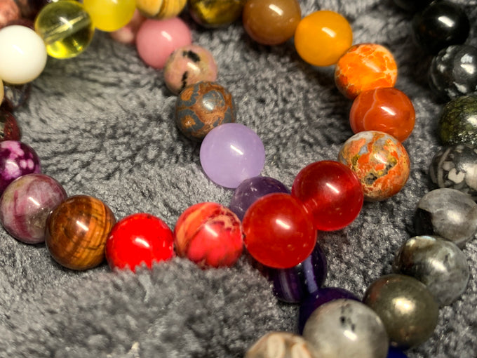 108 Natural Stone Mala – For Mindfulness & Protection