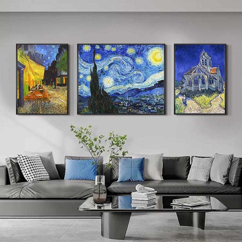 Van Gogh Famous Painting Set of 3