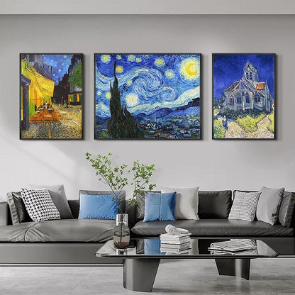 Van Gogh Famous Painting Set of 3