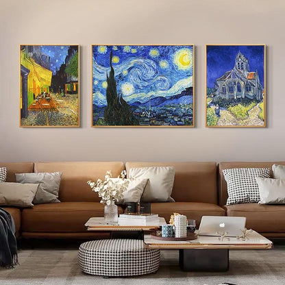 Van Gogh Famous Painting Set of 3