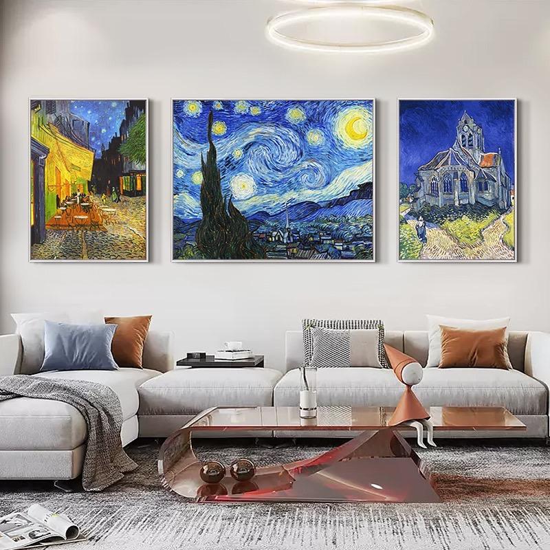 Van Gogh Famous Painting Set of 3