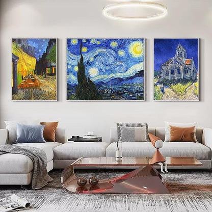 Van Gogh Famous Painting Set of 3