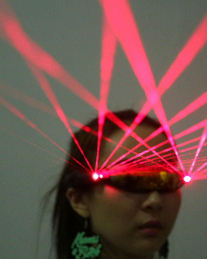Cyberpunk Laser Rave Glasses|Sunglasses With Lasers