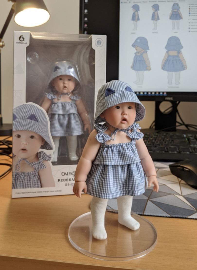 Turn Your Baby Into a Cute Mini Figure
