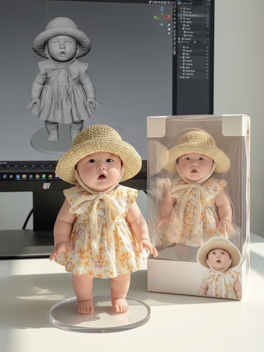 Turn Your Baby Into a Cute Mini Figure