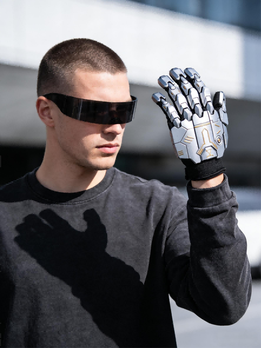 Cyberpunk X Exoskeleton Gloves - V2